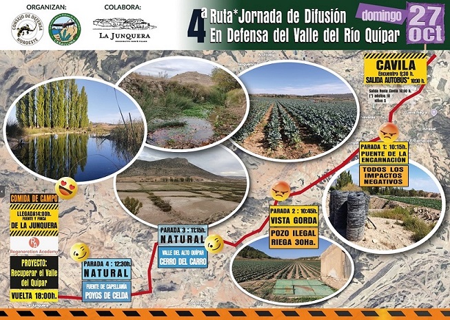 4ª Jornada: En Defensa del Valle del Río Quípar, para que el Noroeste de la Región de Murcia, no acabe como el Campo de Cartagena