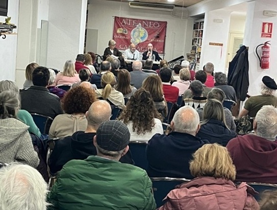 Aforo completo en la charla-coloquio “La salud mental y la dependencia en la Sanidad Pública de Cartagena” del pasado jueves