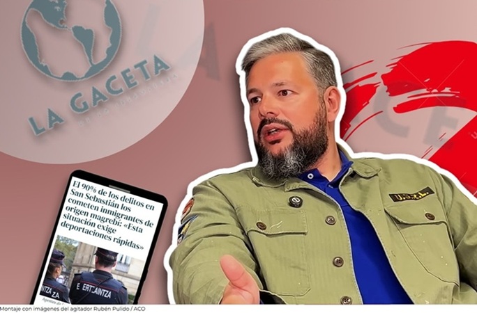 La Fiscalía lleva ante los tribunales por delito de odio al agitador Rubén Pulido y el pseudomedio ‘La Gaceta’ tras la denuncia de ACO