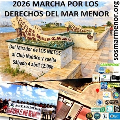 Los Nietos acoge la V Marcha por los Derechos del Mar Menor