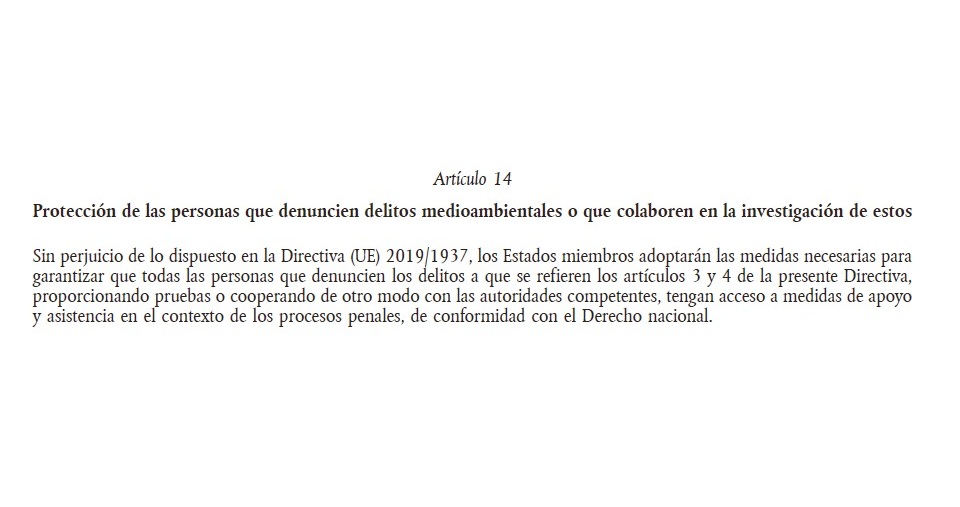 La UE aprieta con delitos ambientales más claros, penas más duras y protección a quienes denuncian