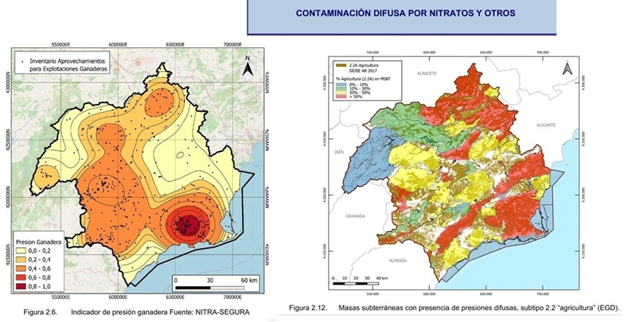 Presentan alegaciones al Esquema Provisional de Temas Importantes (EPTI), paso previo al nuevo plan hidrológico del Segura