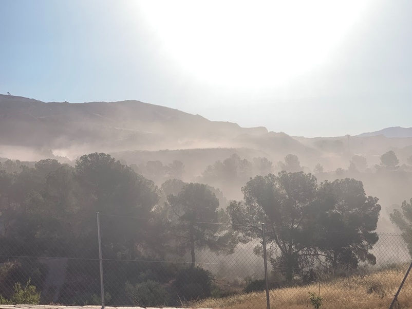 Peña Zafra de Abajo, Balonga y Quibas: aire “peligroso” y nuevo aviso a los servicios de emergencias