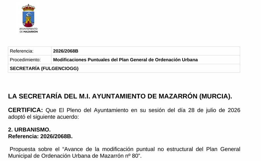 Ecologistas en Acción exige paralizar la modificación del Plan General de Mazarrón por escamotear su impacto real sobre más de 31.000 hectáreas y abrir la puerta a industrias peligrosas.